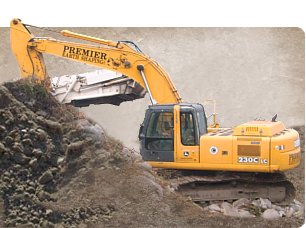 Clearing, Bulldozing, Grading, Heavy Equipment Service Area